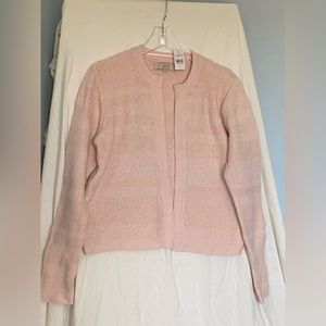 Ann Taylor Loft pink sweater jacket